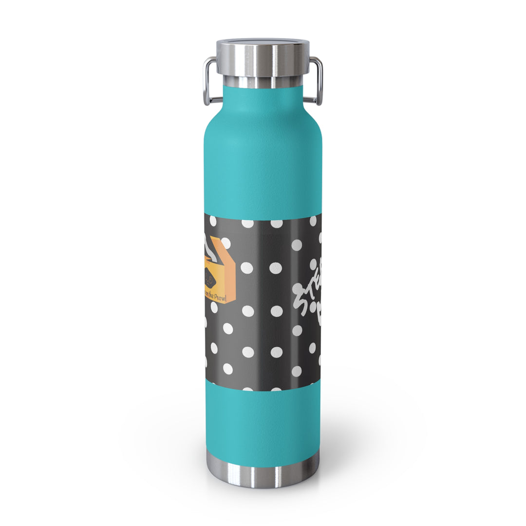 Secret Agent Cat Copper Vacuum Insulated Bottle, 22oz