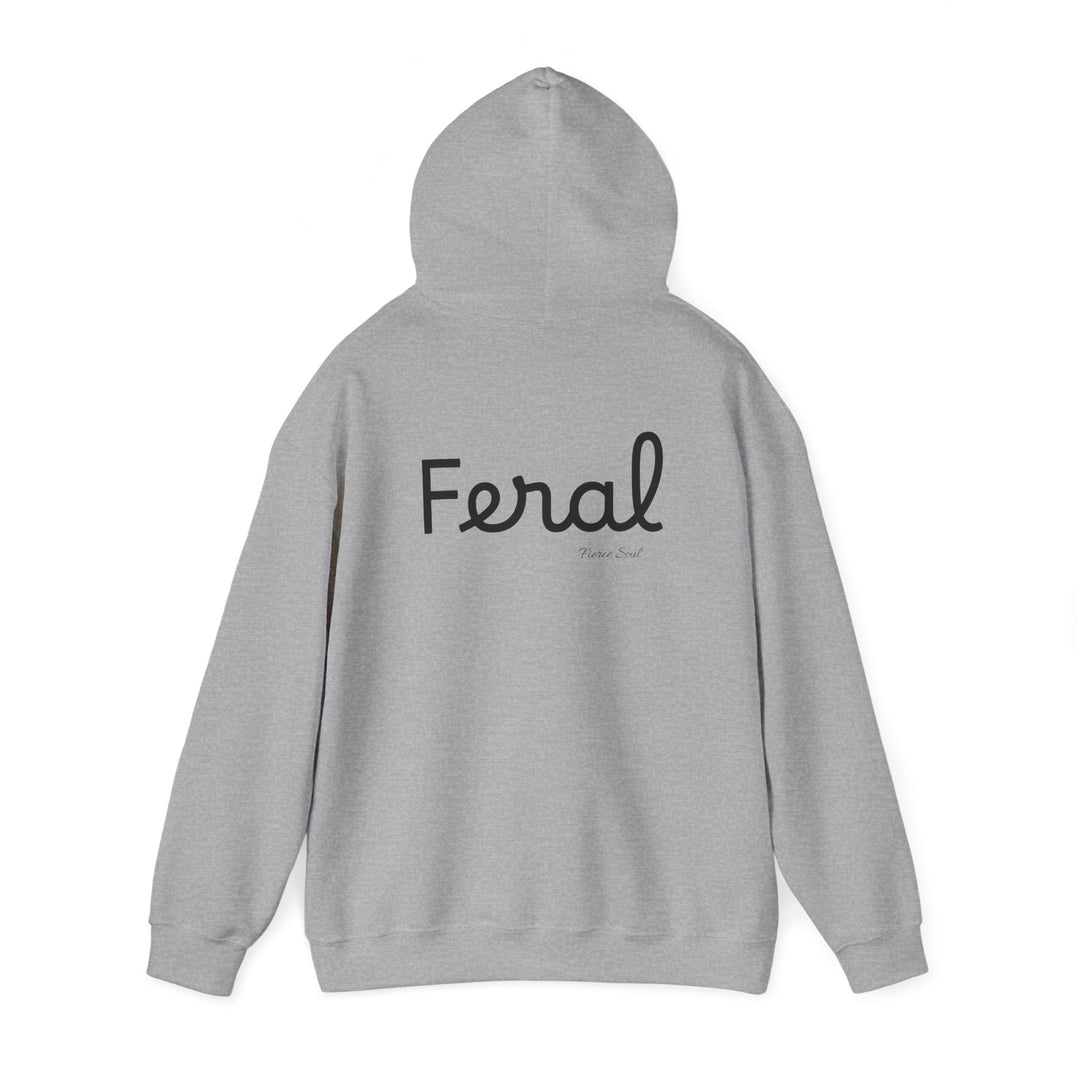 Hooded Sweatshirt - Feral Cat Drama Free Design