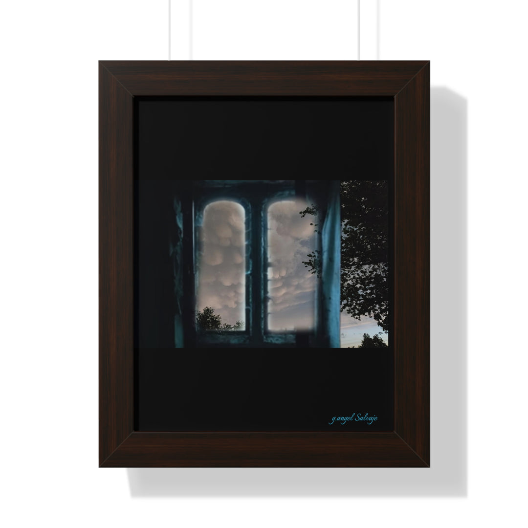 Walk into the Sky Framed Vertical Poster