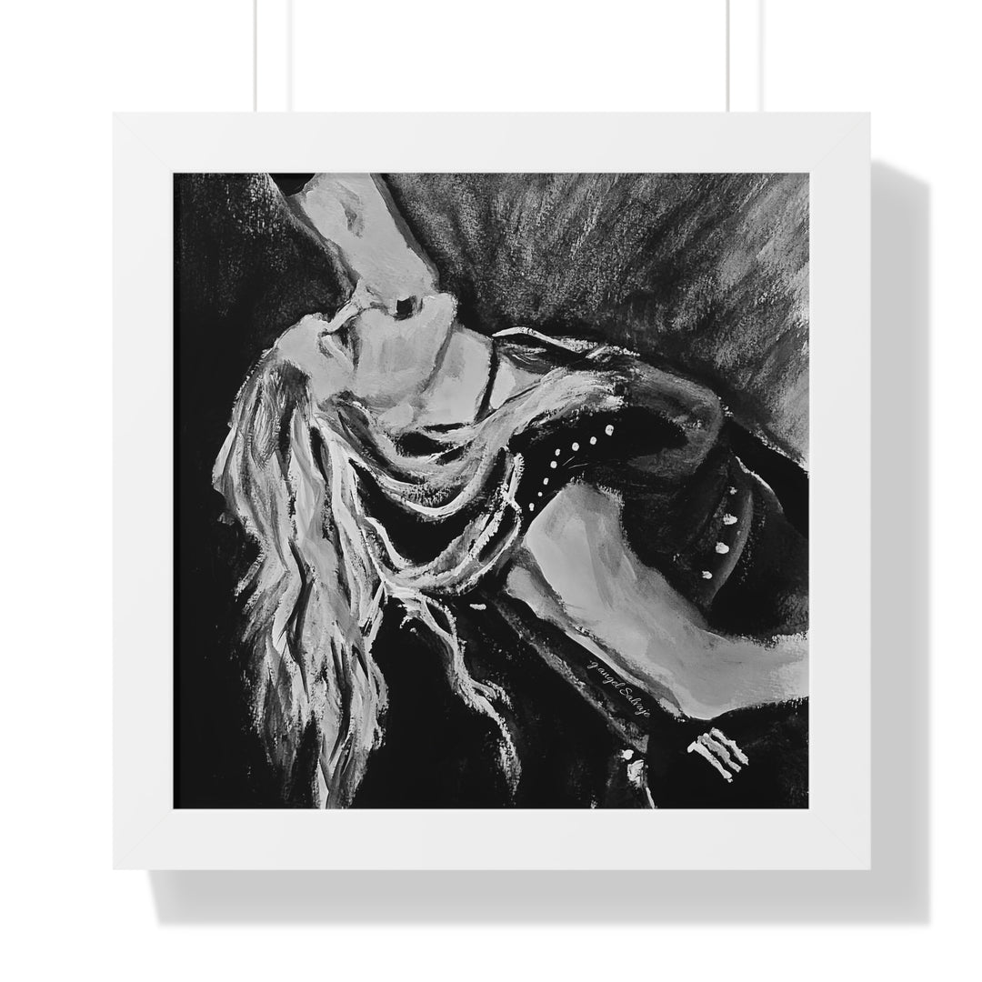 Vertical Poster - Nita Strauss Black and White Rock and Roll Series