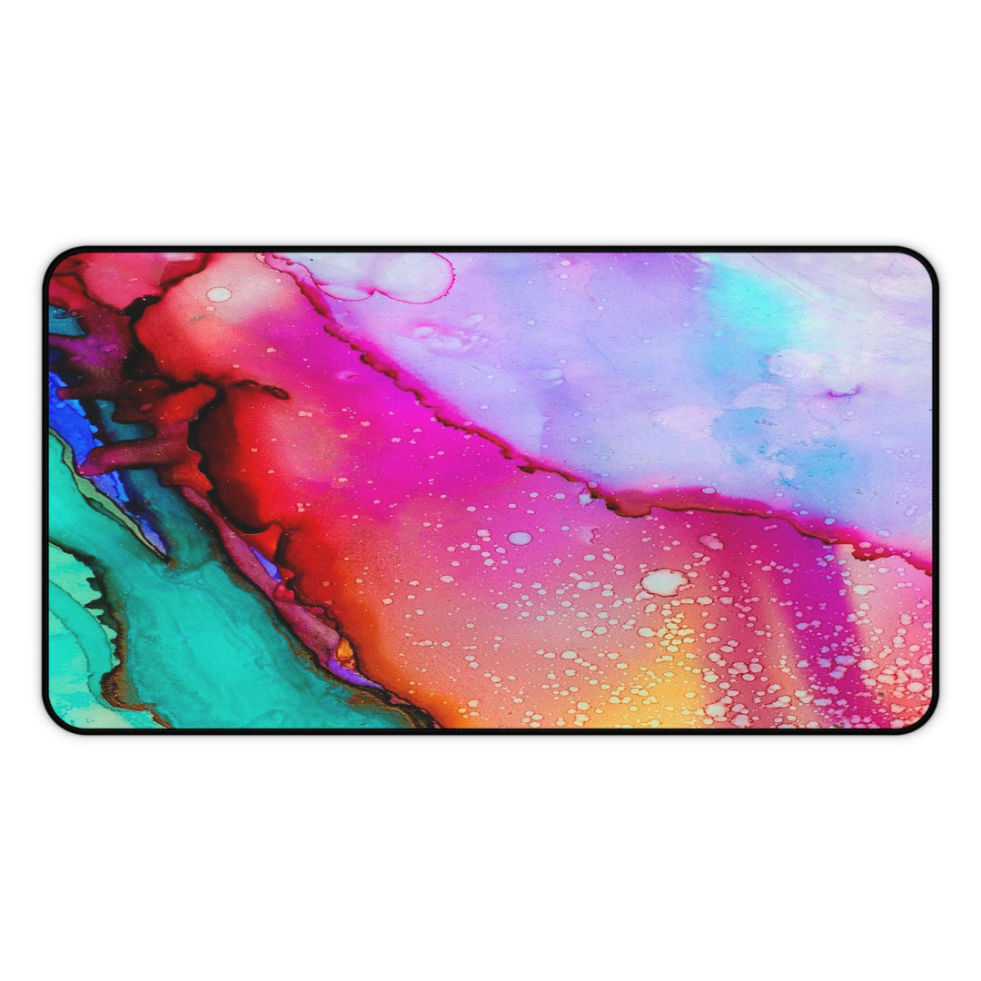 Color Swirl Desk Mat