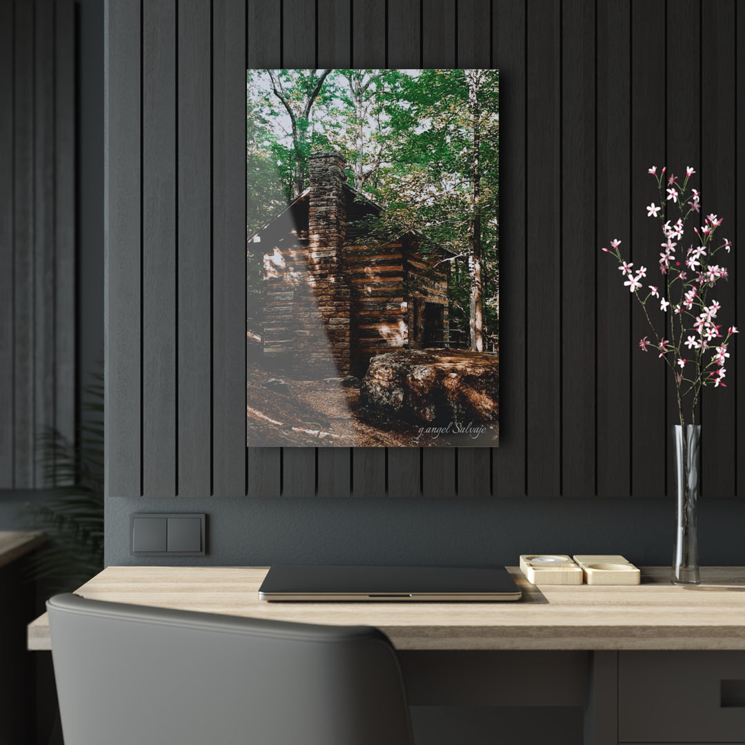Just a Cabin in the Corner of Gloryland Acrylic Prints