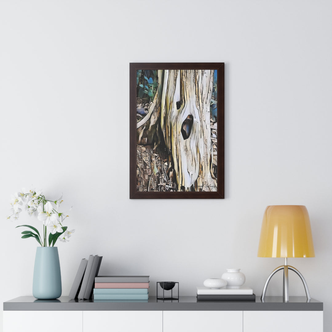 It Is All About What is Hidden Within Framed Vertical Poster