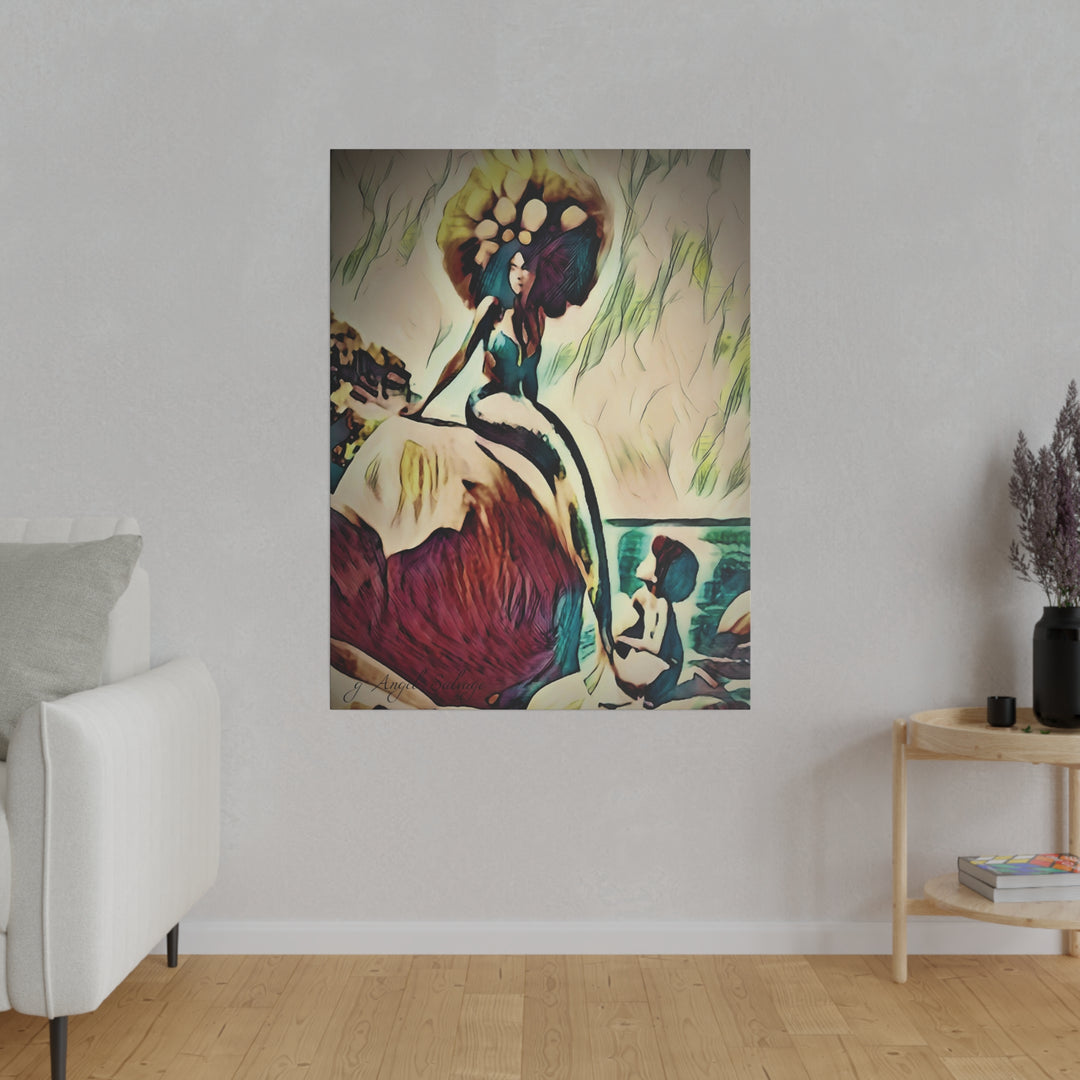 Mermaid Madonna Canvas, Stretched, 0.75"