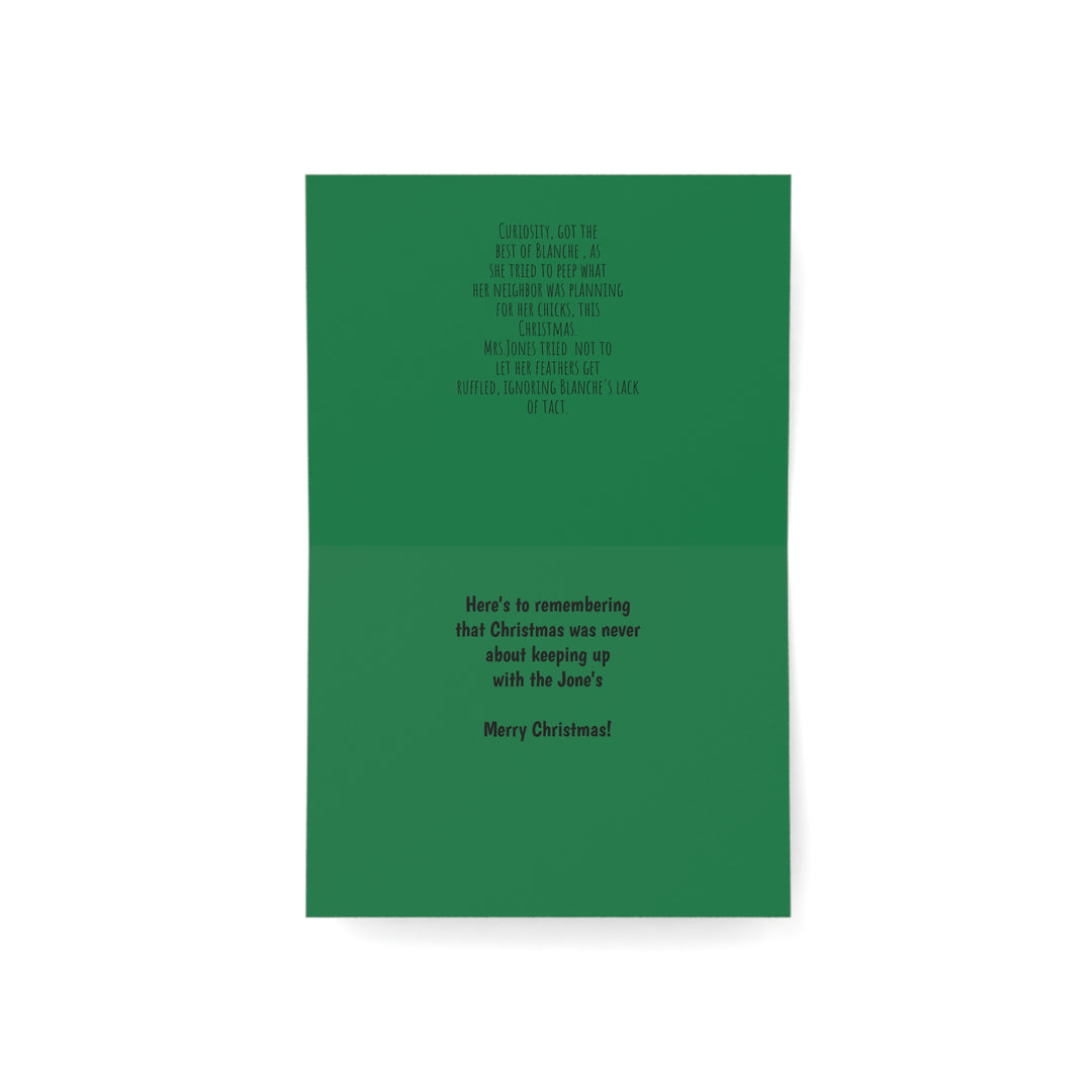 Funny Christmas Greeting Cards - Nosey Blanche and Helen Jones Christmas Design