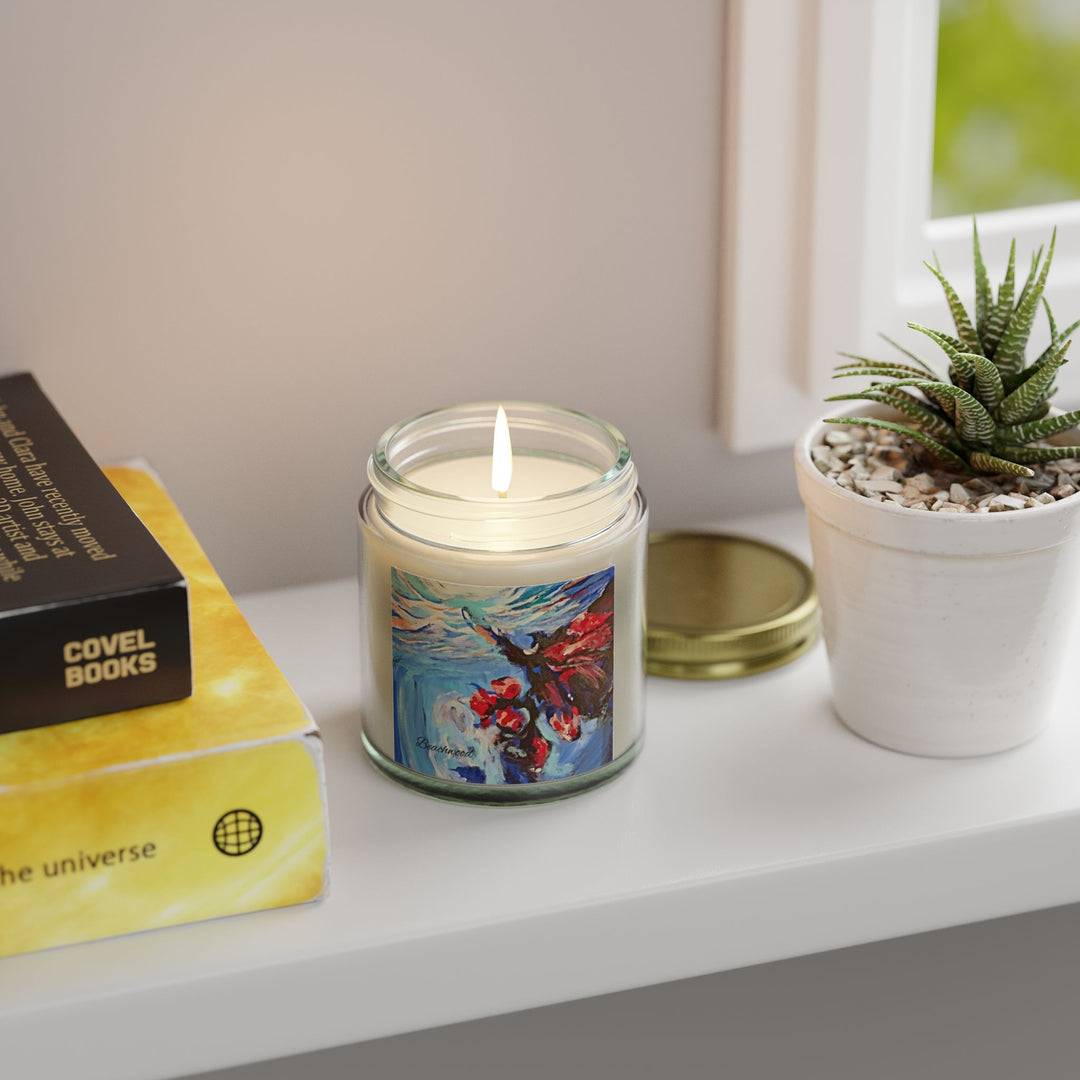 Scented Candle Beachwood Life's a Beach 4oz Coconut Apricot Wax