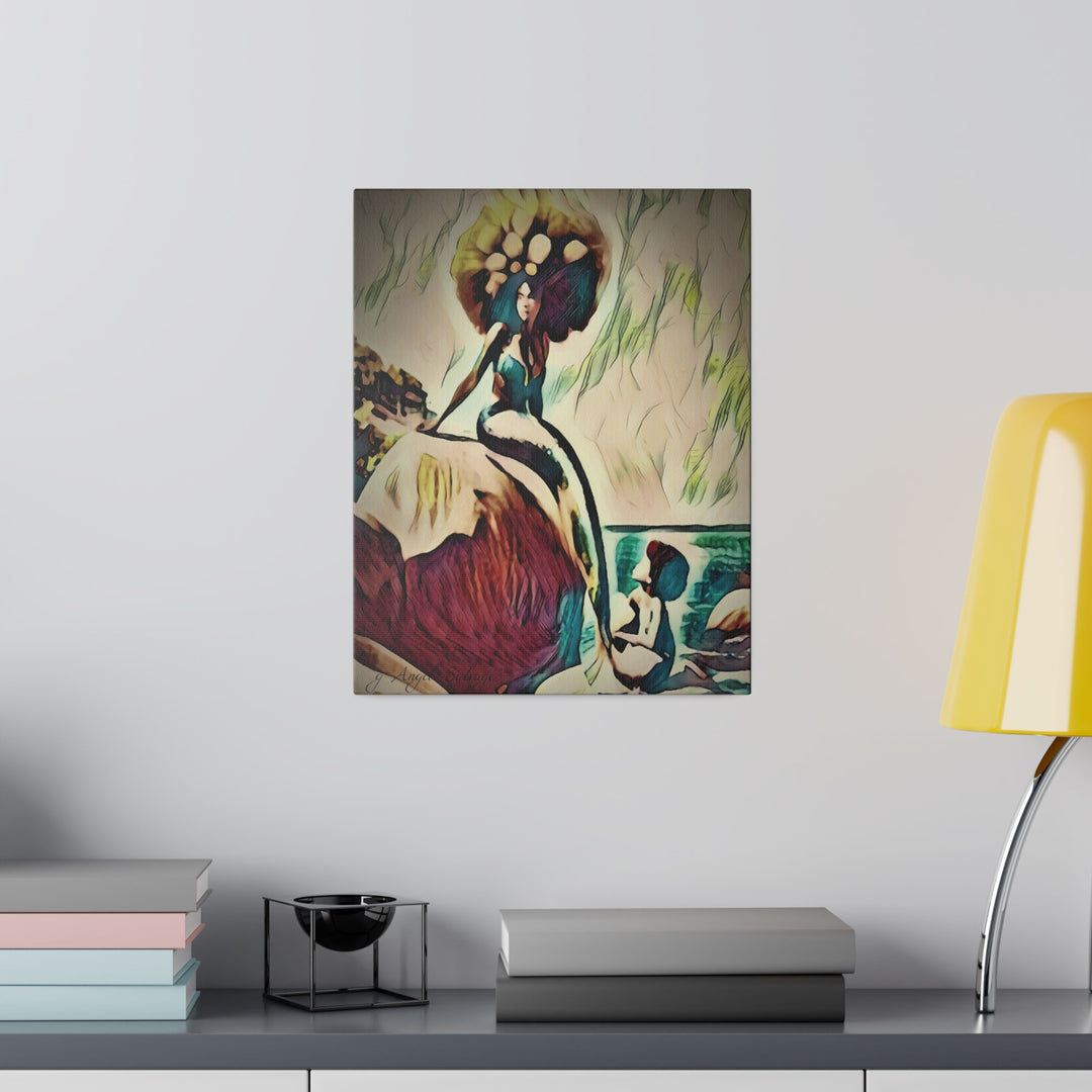 Mermaid Madonna Canvas, Stretched, 0.75"
