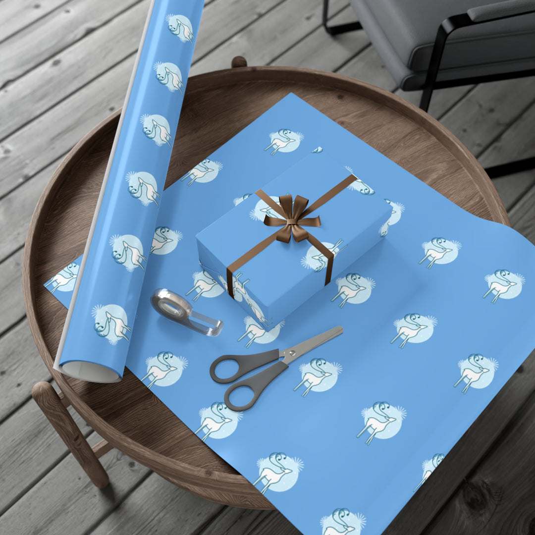 Reindeer in the Snow Gift Wrap Papers