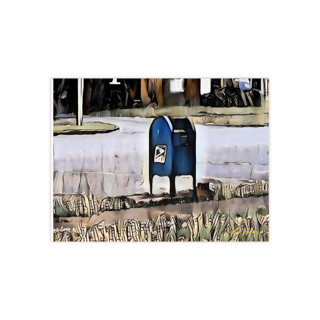 Mail at the Courthouse Ceramic Photo Tile
