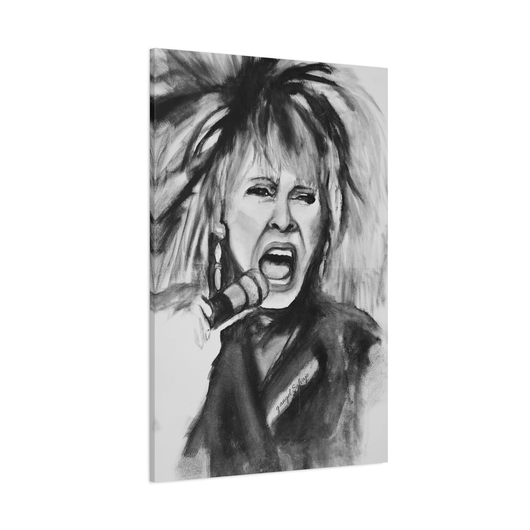 Canvas Print Tina Turner Portrait