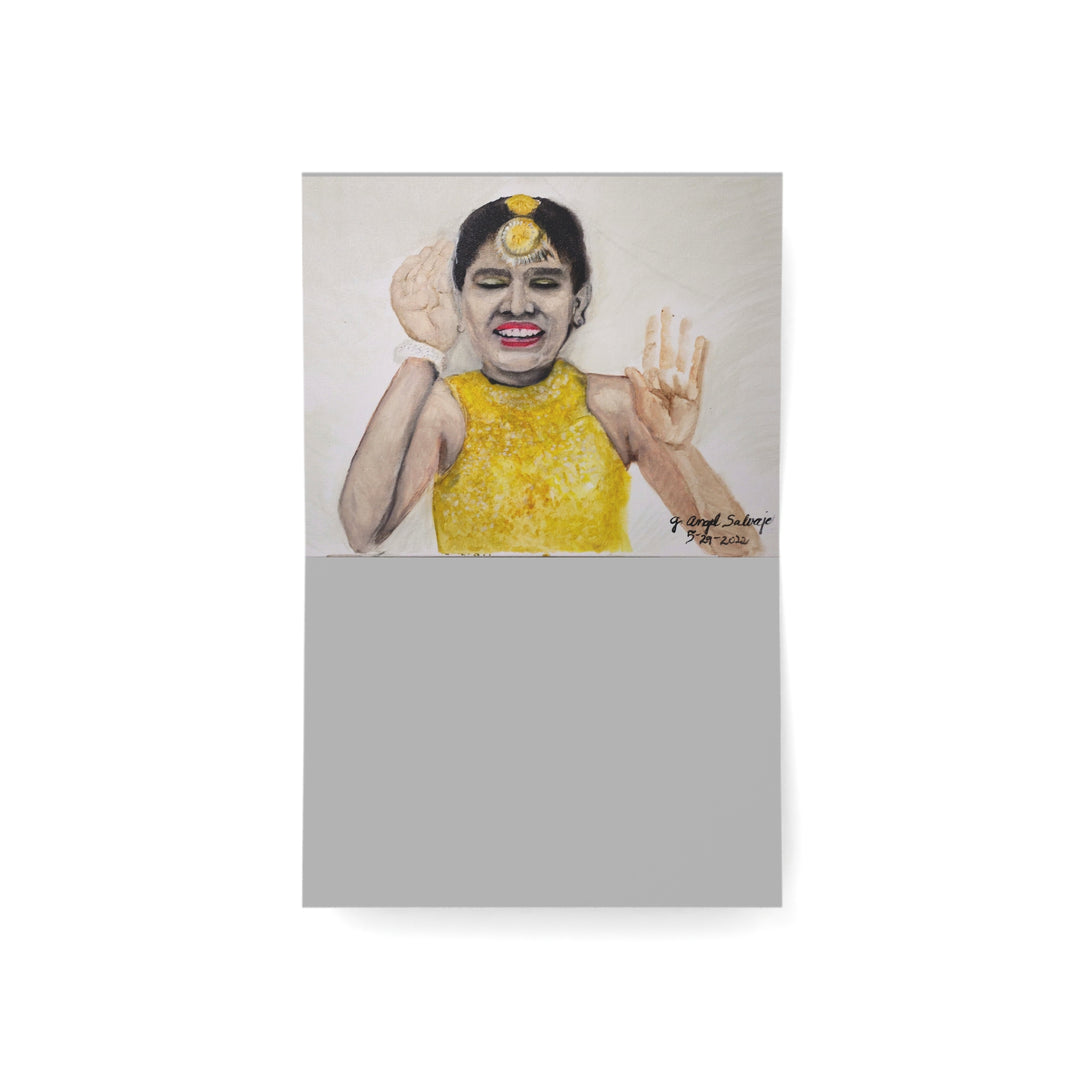 Dancing in the Streets Greeting Cards - Handcrafted Designs for All Occasions - Set of 1, 10, 30, 50