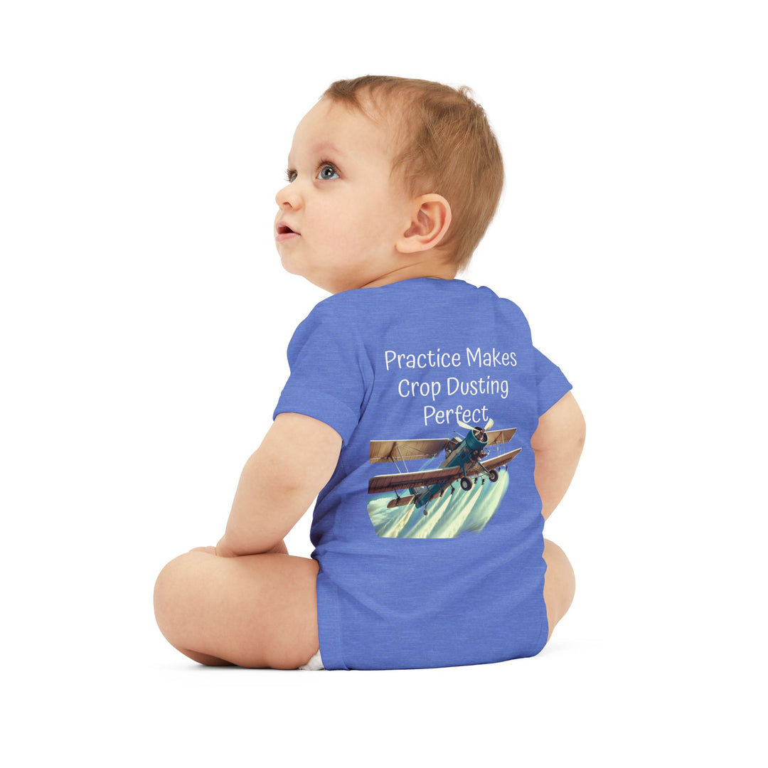 Onesie - Funny Baby Crop Duster Infant Jersey One Piece