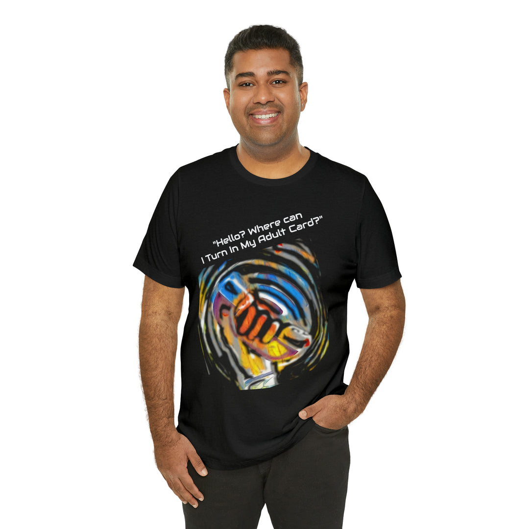 ADULT CARD Dad Jokes Unisex Jersey Short Sleeve Tee