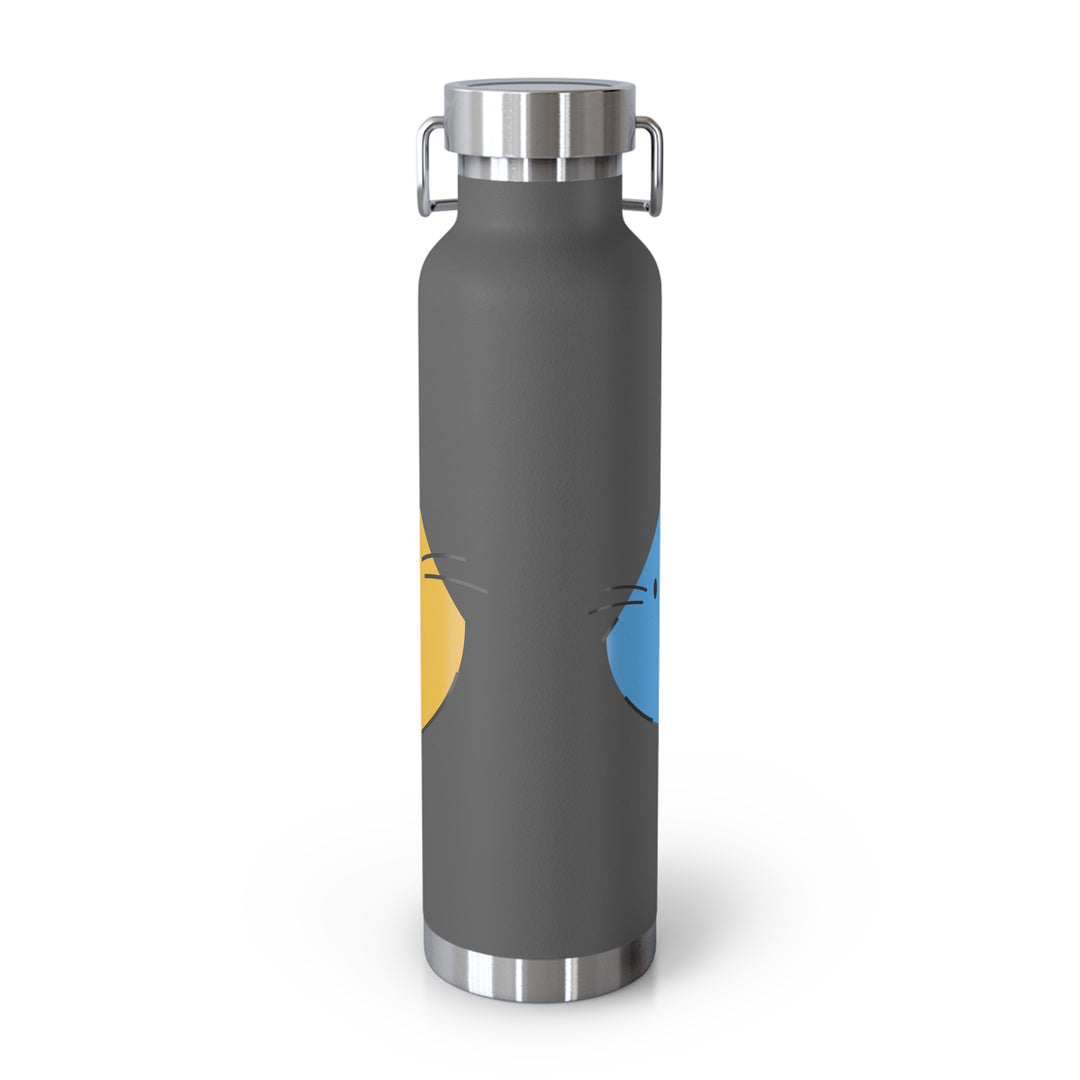 Spy Cats Copper Vacuum Insulated Bottle, 22oz