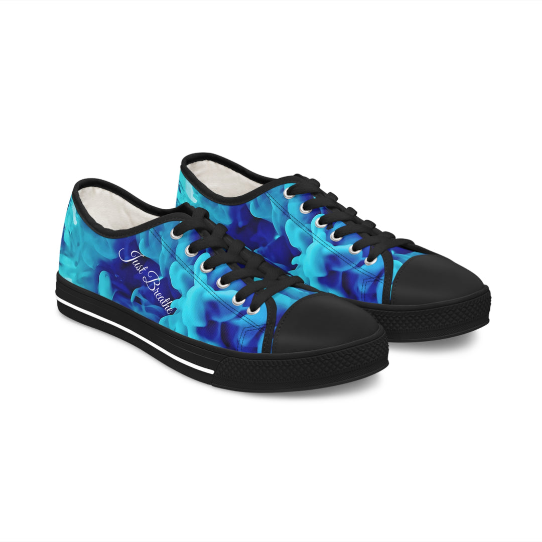 Just Breathe , Respiratory Therapist Vibes Women's Low Top Sneakers