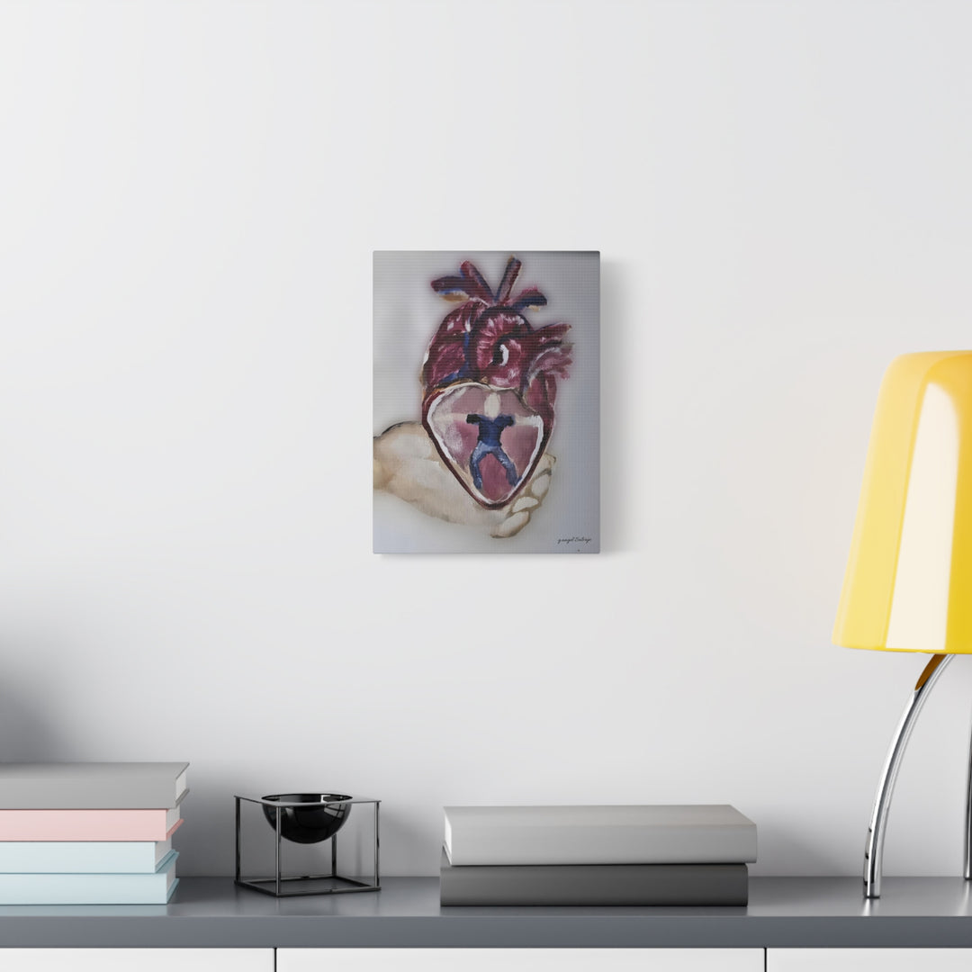 Canvas Print - Abiding Within:Extremely Whole Hearted Sleeves Painting by g angel Salvaje