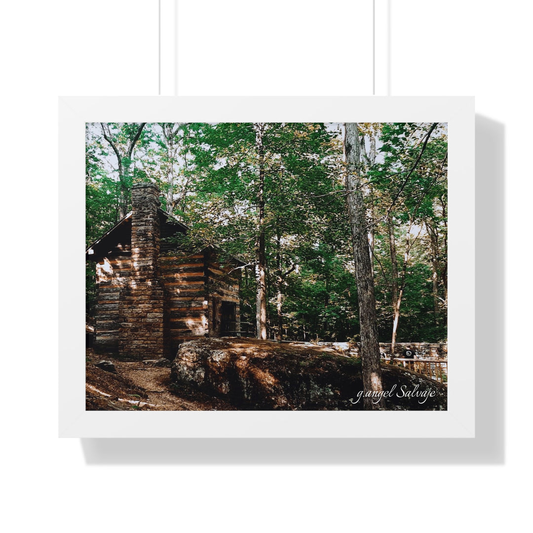 Just a Cabin in the Corner of Gloryland Framed Horizontal Poster
