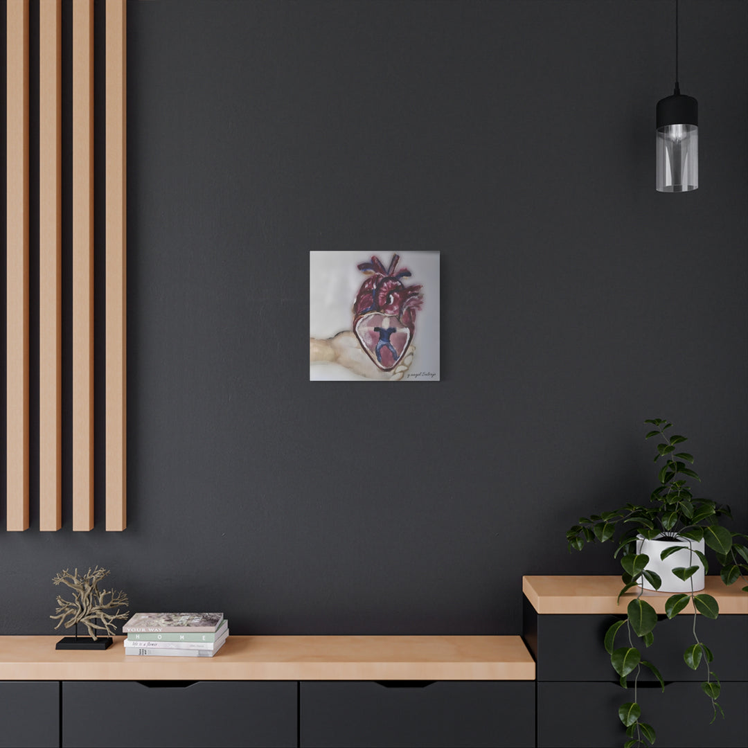 Canvas Print - Abiding Within:Extremely Whole Hearted Sleeves Painting by g angel Salvaje