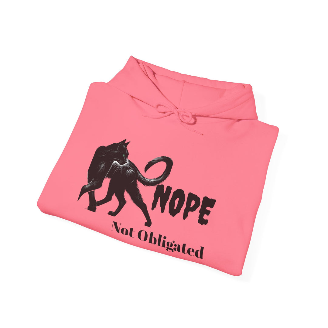 Hooded Sweatshirt - Feral Cat Drama Free Design