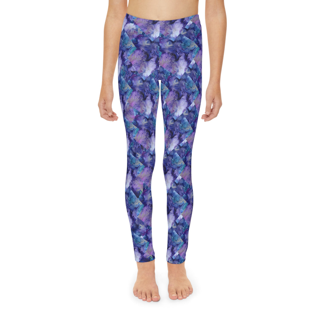 Purple Haze , Kids, Youth Full-Length Leggings (AOP)