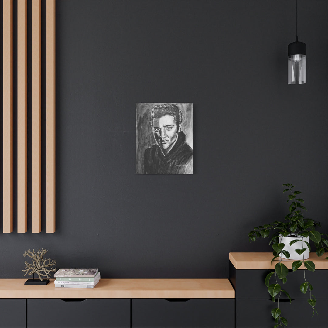Elvis Canvas Print, from the Rock and Roll Series