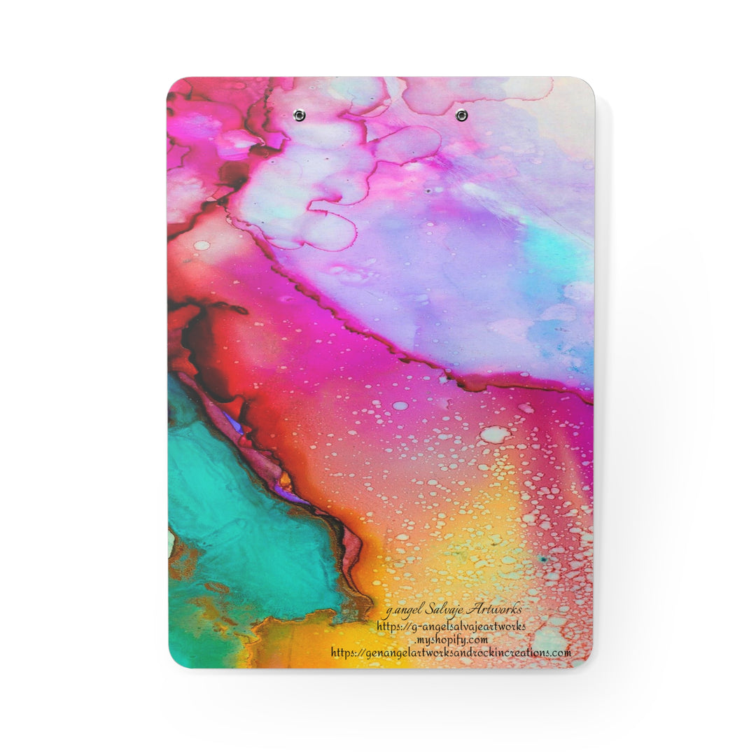 Color Swirl Clipboard