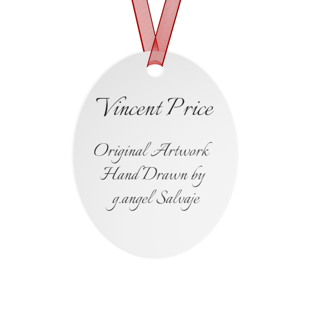 Vincent Price Metal Ornaments