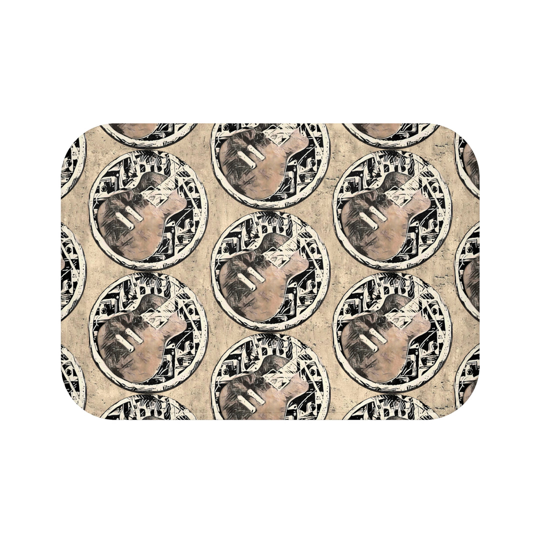 A Little Sketchy polka dots in Nashville Bath Mat