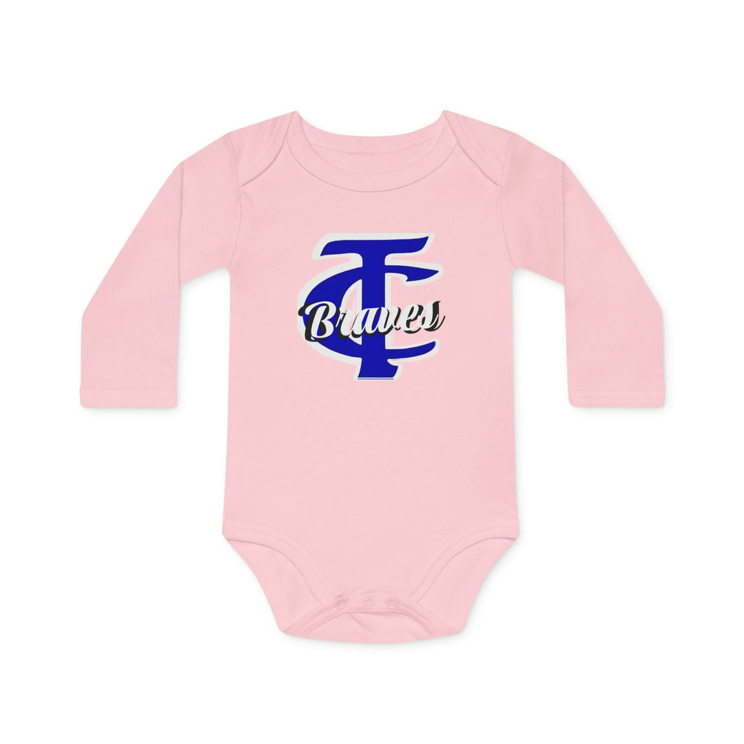 Baby Onesie - Tishomingo County Braves Breast Cancer Awareness