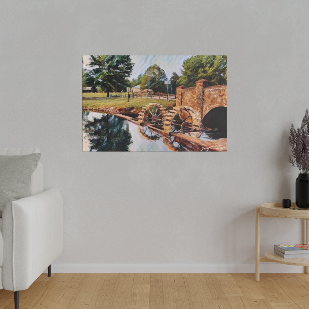 Water Under the Bridge, Spring Park Matte Canvas, Stretched, 0.75"