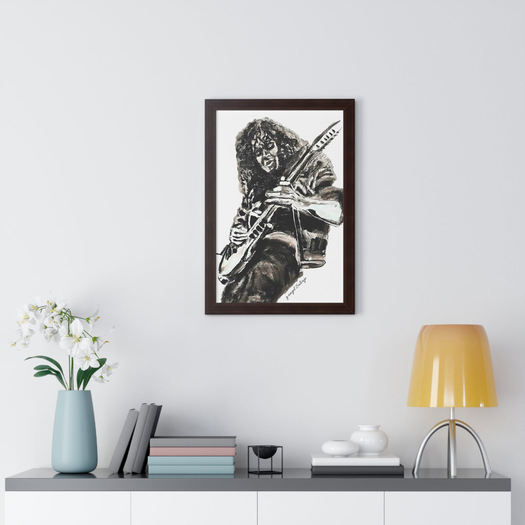 Tim Kelly Framed Vertical Poster
