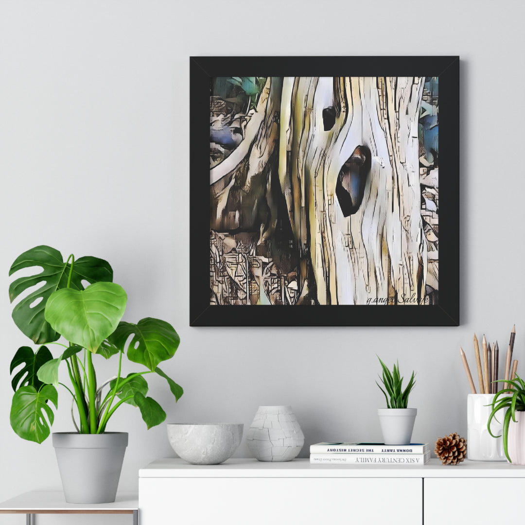 It Is All About What is Hidden Within Framed Vertical Poster