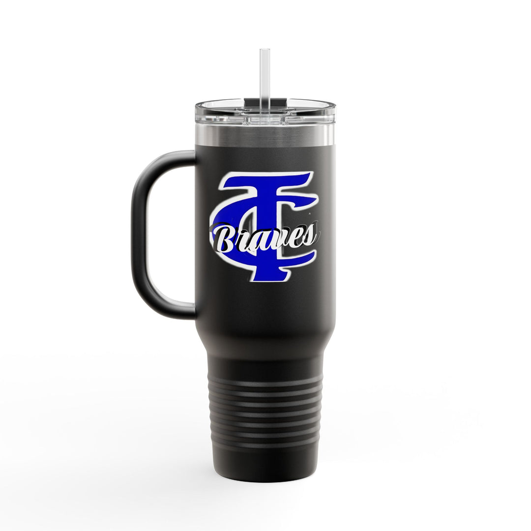 Personalizable Insulated Travel Mug, 40oz - Tishomingo County High School Braves Team Spirit