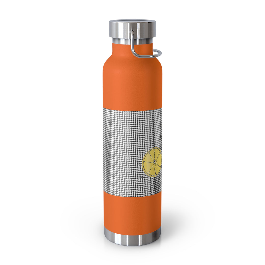 Lemon Keep'uh Pushin'  Copper Vacuum Insulated Bottle, 22oz