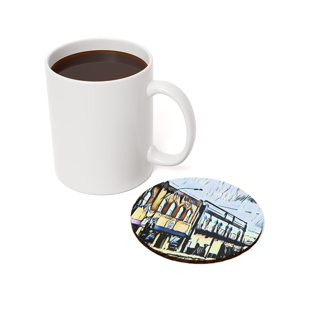 Tuscumbia Window shopping Cork Back Coaster