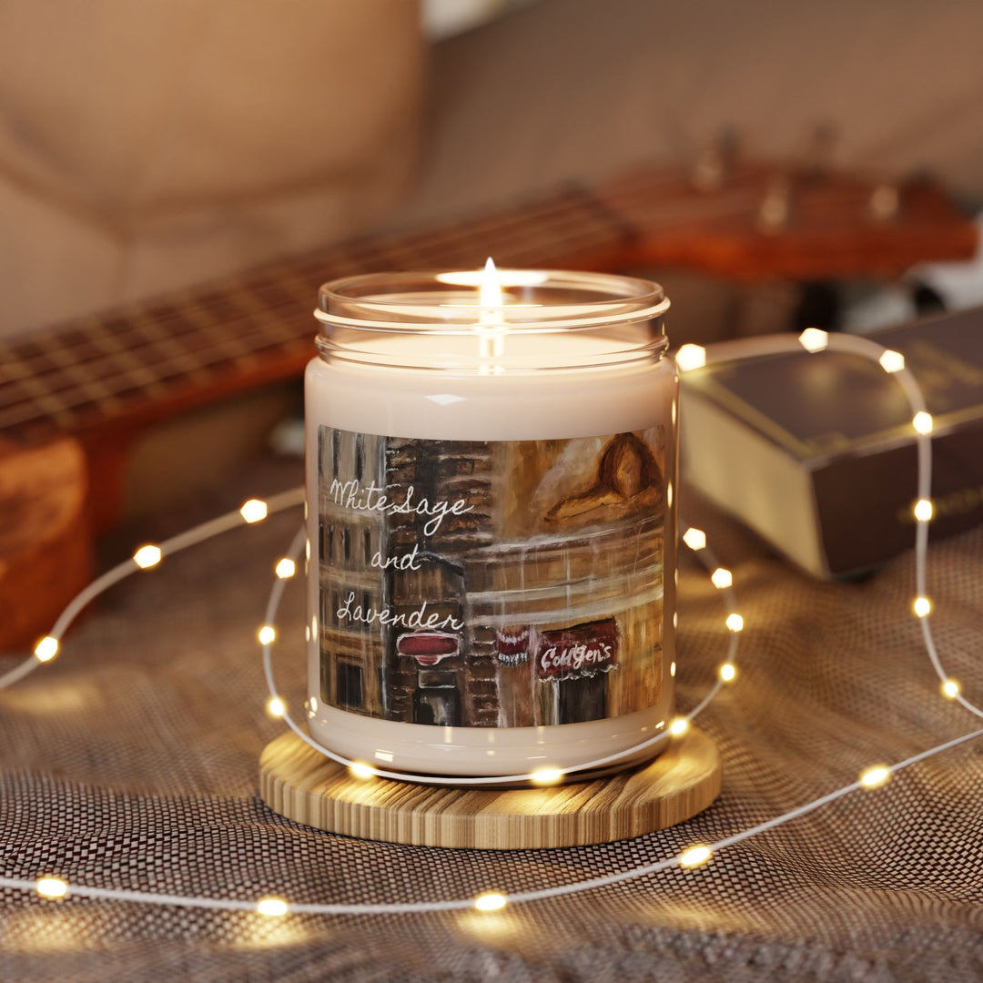 Scented Soy Candle - White Sage and Lavender Aromatherapy 9oz