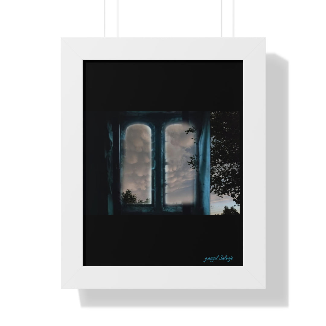 Walk into the Sky Framed Vertical Poster