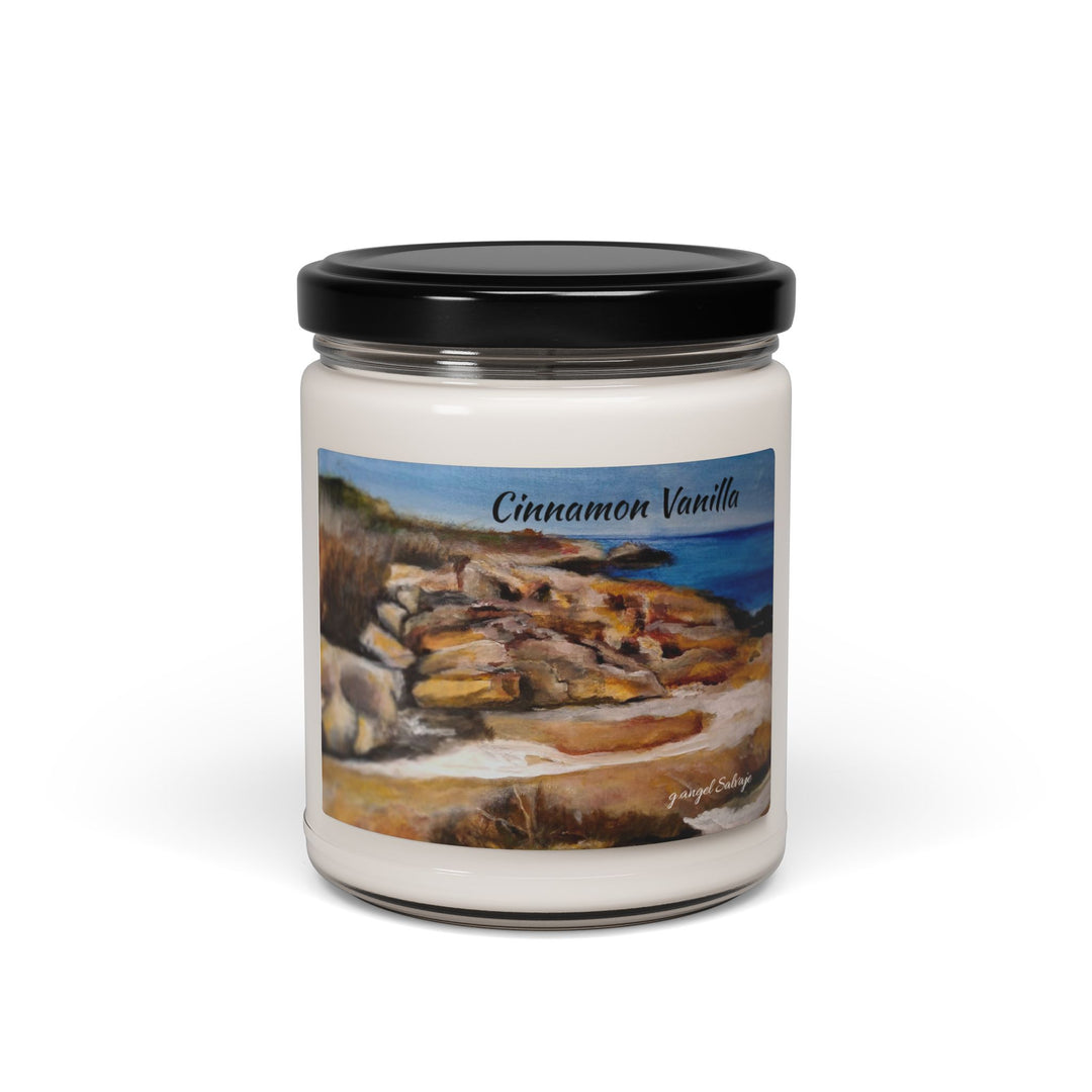 Soy Candle, Seaside Escape Seasalt and Orchid, 9oz