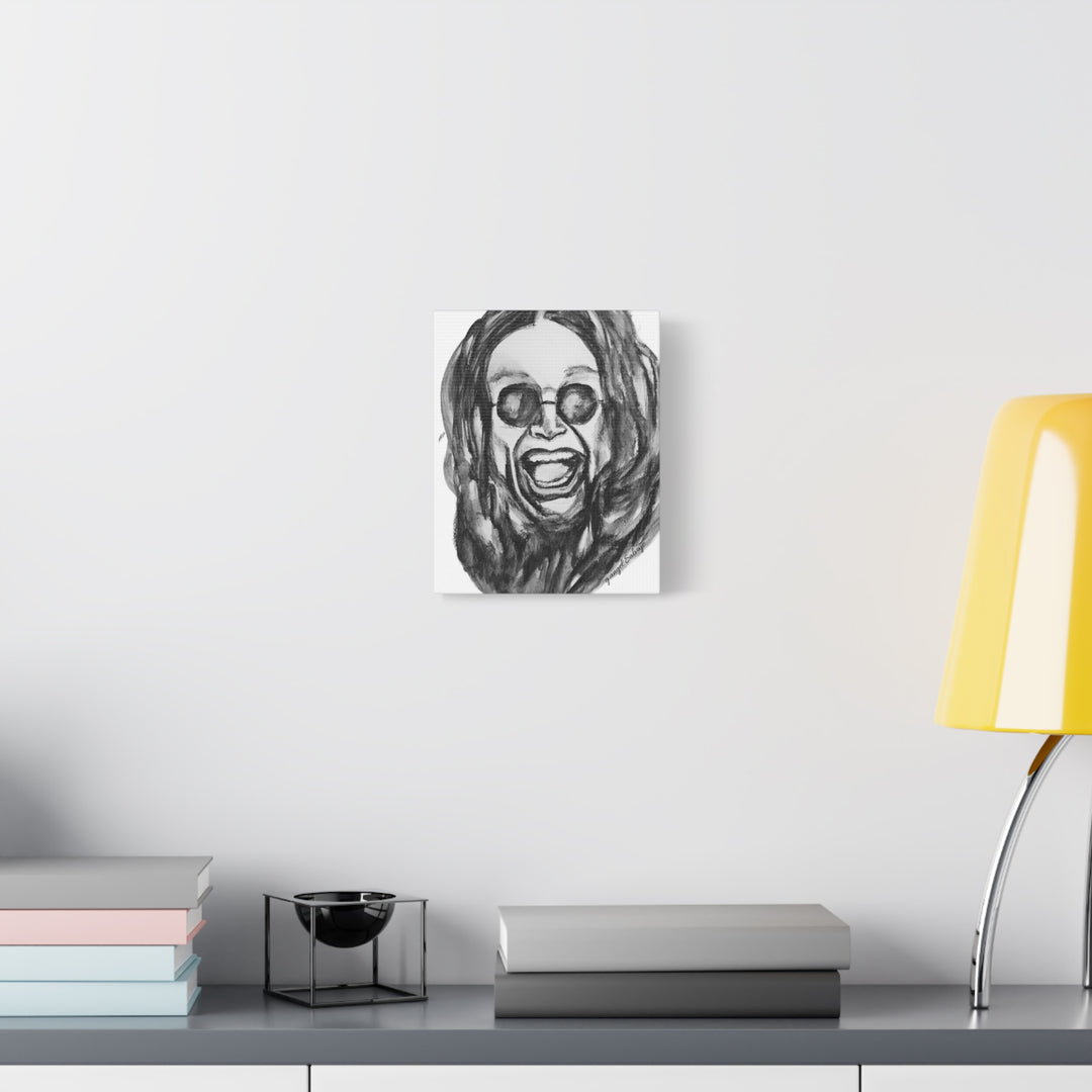 Canvas Print - Ozzy Osborne Painting by g angel Salvaje