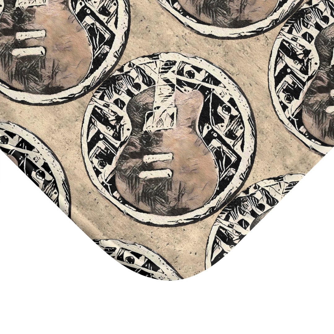 A Little Sketchy polka dots in Nashville Bath Mat
