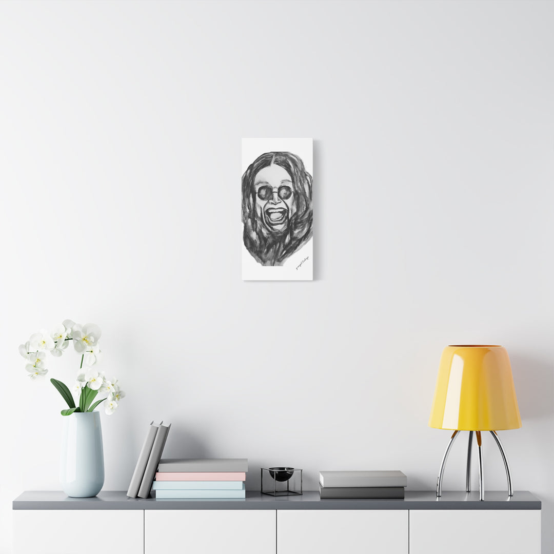 Canvas Print - Ozzy Osborne Painting by g angel Salvaje
