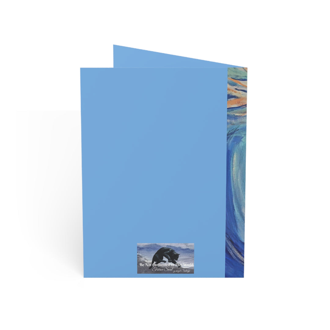 Greeting Cards Psalms 18:6 Diving Butterfly