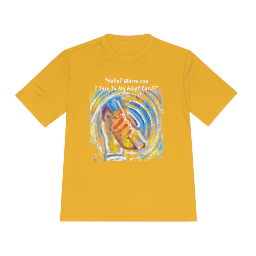 Adult Card Returns Unisex Moisture Wicking Tee