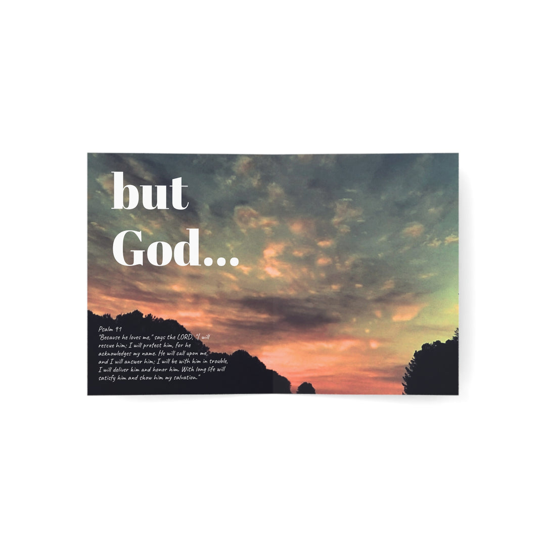 Encouragement Greeting Cards -  He Protects Us - Inspirational Set of 10, 30, or 50pcs