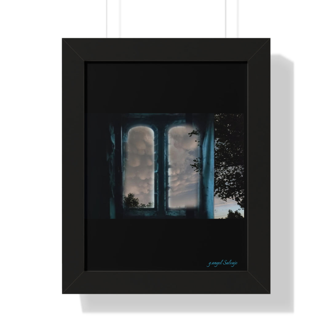 Walk into the Sky Framed Vertical Poster