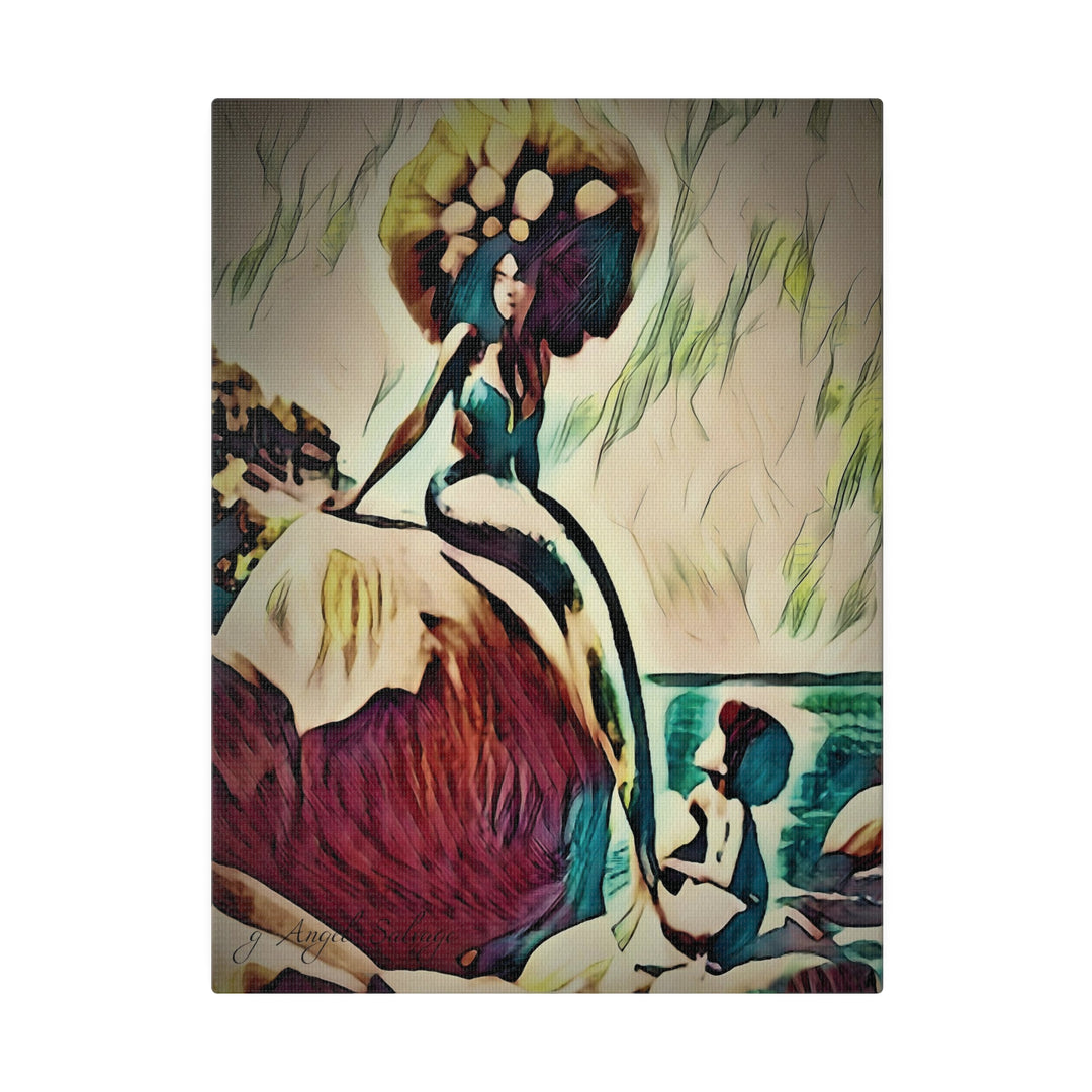 Mermaid Madonna Canvas, Stretched, 0.75"