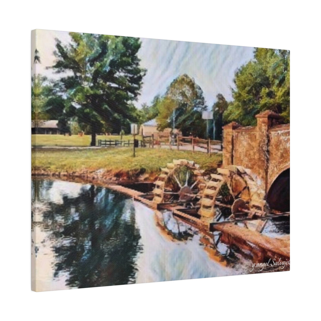 Water Under the Bridge, Spring Park Matte Canvas, Stretched, 0.75"