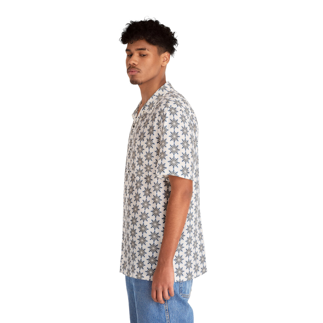 When the Cosmos  Bursts Men's Hawaiian Shirt (AOP)