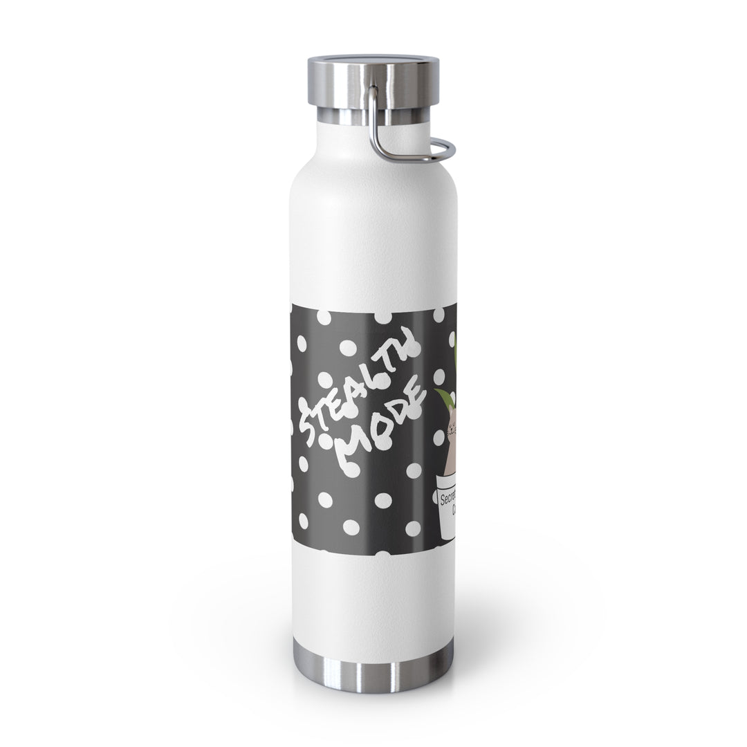 Secret Agent Cat Copper Vacuum Insulated Bottle, 22oz