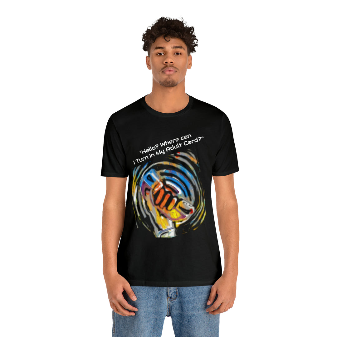 ADULT CARD Dad Jokes Unisex Jersey Short Sleeve Tee